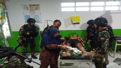 Memilukan, Serka Jeki Tewas Ditikam OTK di Pasar Sinak Papua