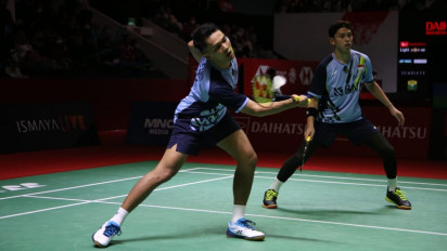 Hasil Indonesia Masters 2023: Fajar/Rian Melaju ke Perempat Final usai Kalahkan Rekan Satu Negara