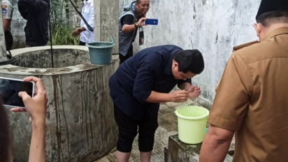 Erick Thohir Napak Tilas di Rumah Pengasingan Soekarno Bengkulu, Sempatkan Shalat Hajat
