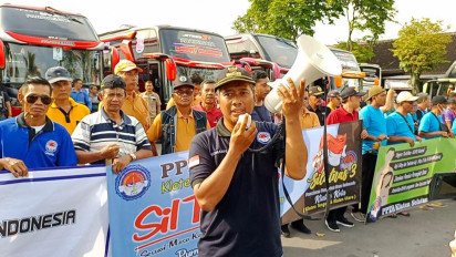 Ribuan Perangkat Desa Asal Klaten Berangkat ke Jakarta, akan Geruduk Istana Temui Jokowi