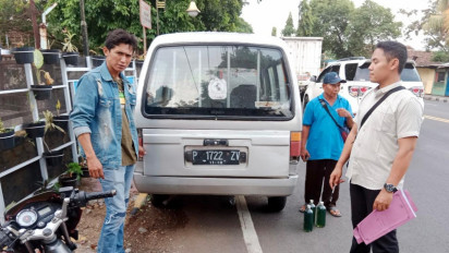 Diduga Mogok, Mobil Curian Dibuang di Pinggir Jalan di Banyuwangi