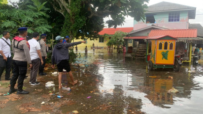 Sejumlah Wilayah di Tanjungpinang dan Bintan Terendam Banjir Rob