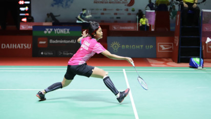 Putri KW Banjir Air Mata Seusai Lumat Wakil Jepang di Indonesia Masters 2023