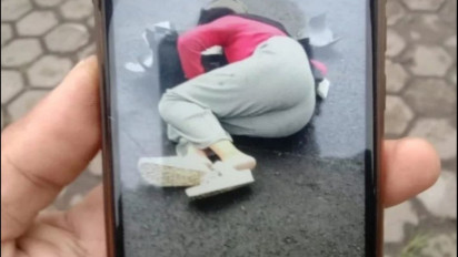 Mobil Penyusup Iring-iringan Rombongan Polisi yang Tabrak Mahasiswi di Cianjur Pakai Plat Nomor Palsu