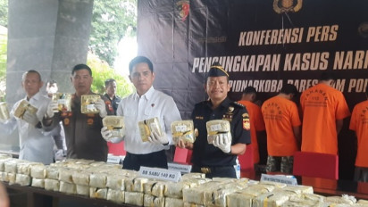 Bareskrim Ungkap Peredaran Sabu Jaringan Malaysia-Aceh, 149 Kg Sabu Disita