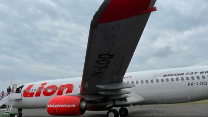 Lion Air Selidiki Insiden Pesawat Tabrak Garbarata Bandara Mopah Merauke