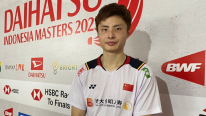 Indonesia Masters 2023, Menang Atas Ginting, Tunggal Putra China Enggak Gentar dengan Supporter Indonesia