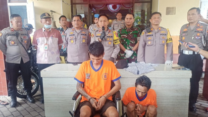 Terekam CCTV, Polsek Tegalsari Surabaya Lumpuhkan Dua Bandit Curanmor Kambuhan