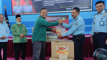 LPNU Blitar Kembali Buka Kran Ekspor Sambel Pecel Produksi Warga Binaan ke Arab Saudi