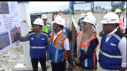 Proyek Strategis Nasional Pelabuhan MNP Diresmikan Juli 2023