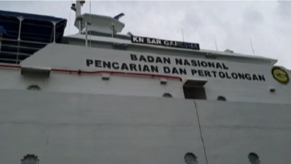 Basarnas Kerahkan Helikopter dan Kapal Cari Korban Hilang KM Rukun Jaya di Laut Jawa