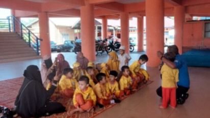 BPBD Aceh Barat Gelar Simulasi Bencana Pada Anak Usia Dini