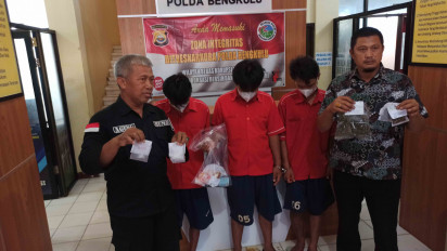 Bawa Sabu dan Ganja, 3 Pemuda di Bengkulu Disikat Polisi