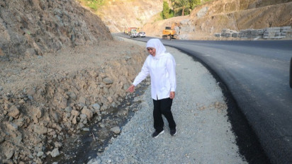 JLS Tulungagung - Trenggalek Tersambung, Gubernur Khofifah Yakin Pariwisata dan Perekonomian Meningkat