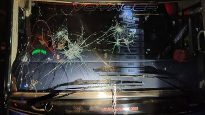 Tujuh Pelaku Perusakan Bus Tim Persis Solo Diamankan Polisi