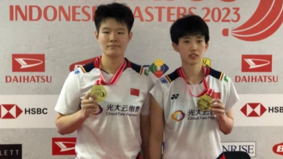 Baru Dipasangkan Ganda Putri China Liu/Sheng, Tidak Menyangka Raih Gelar Juara Indonesia Masters 2023