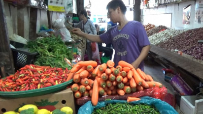 Curah Hujan Tinggi, Harga Sayuran di Tanjungpinang Naik Drastis