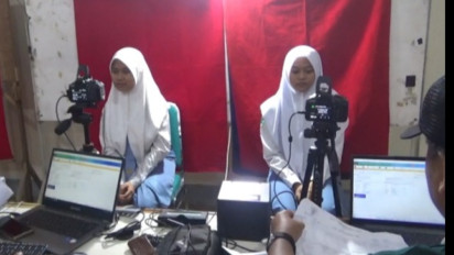 Jelang Pemilu 2024, Siswa SMA Usia 17 Tahun Dilakukan Perekaman EKTP di Sekolah
