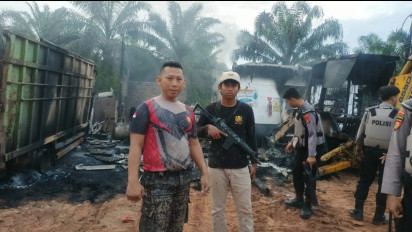 Pencuri Sawit Tewas Ditembak Oknum Polisi, Massa Bakar Aset Milik Perusahaan Sawit di Lampung