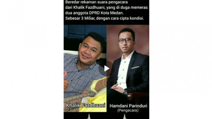 Beredar Rekaman Telepon, Kuasa Hukum korban dengan Anggota DPRD Medan Minta Rp3 Miliar Uang Damai