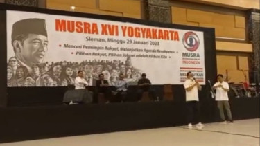 Nama Ganjar, Prabowo hingga Heppy Trenggono Mencuat dalam Musra Yogyakarta