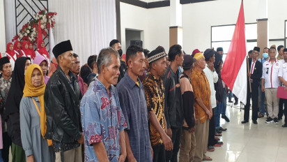 Ratusan Mantan Anggota Negara Islam Indonesia di Garut Ucap Ikrar Setia dan Kembali ke NKRI