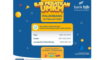 Ikuti Workshop Bisnis BJB PESATkan UMKM di Palembang