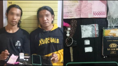 Edarkan Sabu, 2 Pria Berambut Gondrong di Taput Ditangkap Polisi