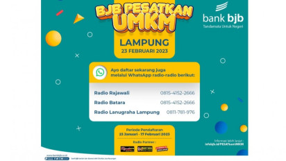 Workshop Bisnis BJB PESATkan UMKM Hadir di Lampung