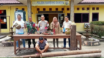 Tim Gabungan Gagalkan Aksi Maling Pipa Jembatan
