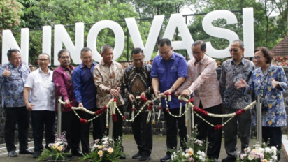 Peresmian Taman Plaza Inovasi IPB, Sinar Mas Dukung IPB Menjadi Green Campus