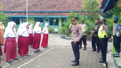 Marak Isu Penculikan Anak, Siswa SD di Kudus Diimbau untuk Waspada