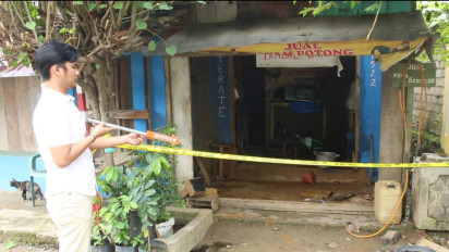 Tabungan Kompresor Meledak, Tukang Tambal Ban Tewas