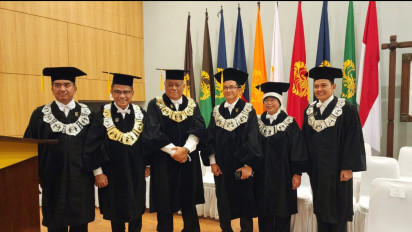 Saleh Husin Hadiri Dies Natalis UI ke 73