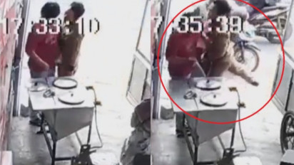 VIRAL! Aksi Arogan Pria Berseragam PNS di Lampung Pukul hingga Seruduk Pedagang Martabak