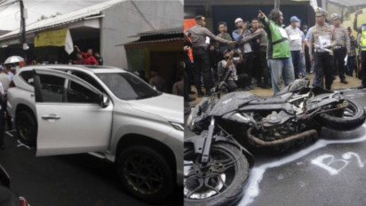 Terkuak Rekaman CCTV Detik-detik Kecelakaan yang Menewaskan Mahasiswa UI