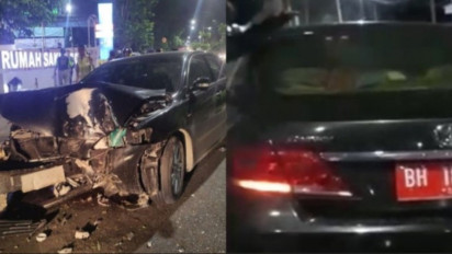 Gunakan Mobil Plat Merah, Sejoli Pelajar Ini Kecelakaan Tunggal dalam Kondisi Bugil