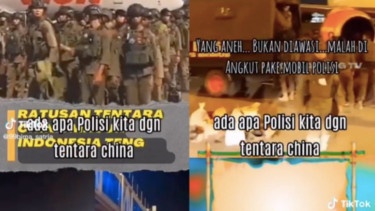 Viral Video Ratusan Tentara China Tiba di Bandara dan Dijemput Polisi, Begini Penjelasan Polri