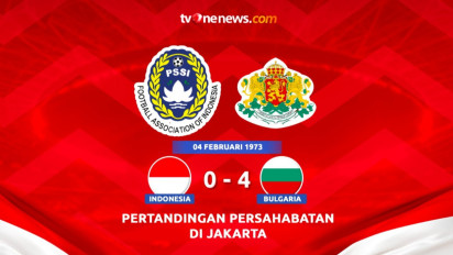 Tanggal Ini Dalam Olahraga: 04 Februari 1973, Timnas Indonesia Hadapi Bulgaria di Jakarta