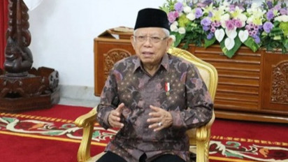 Wapres Ma'ruf Amin Sebut Aneh Kalau Ada Larangan Berjilbab bagi Pramugari