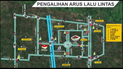 Jelang 1 Abad NU, Berikut Rekayasa Lalu Lintas di GOR Sidoarjo