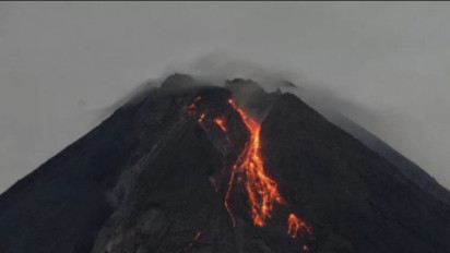 Aktivitas Gunung Merapi Masih Tinggi, Sepekan Ada 6 Guguran Lava