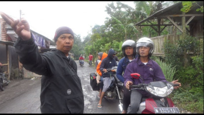 Akibat APG Semeru, Jalur Alternatif Curah Kobokan Lumajang Ditutup Sementara