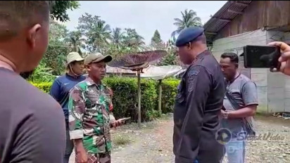 Penertiban Kawasan Tambang Ilegal di Pulau Buru, Oknum Anggota TNI dan Brimob Cekcok Hingga Viral di Media Sosial