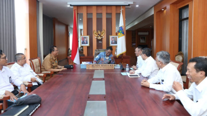 Gubernur Sulteng H. Rusdy Mastura, Menerima Kepala Perwakilan BPKP Provinsi Evenri Sihombing dan Jajaran BPKP Perwakilan Sulawesi Tengah