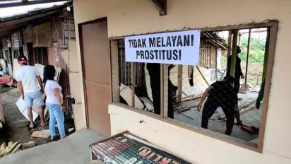 Diduga Jadi Lokasi Prostitusi, Puluhan Warung Remang-remang di Pemalang Dibongkar Petugas