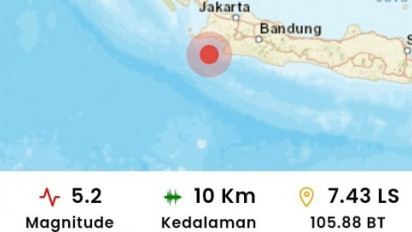Gempa Magnitudo 5,2 Guncang Banten, BMKG Paparkan Penyebabnya