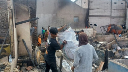 102 Orang di Margahayu Bandung Mengungsi Usai 25 Rumah Terbakar