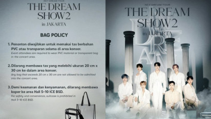 Siap Beatbox Bareng NCT DREAM? Dyandra Global Bagikan Syarat Penggunaan Tas di Konser The Dream Show 2