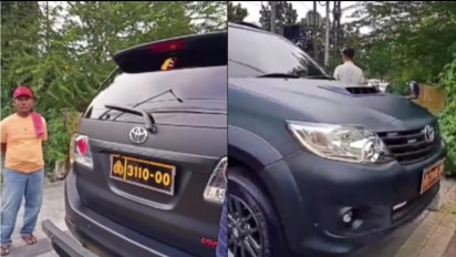 VIRAL! Mobil Dinas Polisi Terobos Lampu Merah hingga Tabrak Pemotor, Netizen: Takut Ojolnya Jadi Tersangka